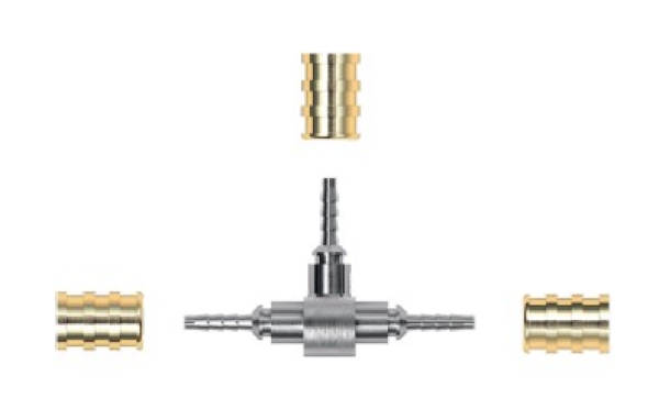 Gomax Press-Anschluss KPB0C1 Quadra DN2 T-Stück (Pack=10Stck)